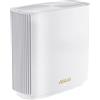 ASUS ZenWiFi XT9 1 confezione, AX7800 Tri-band Whole House WiFi 6 Mesh System, fino a 530 m2, WiFi a 7,8 Gbps, 3 SSID, sicurezza di rete e controllo genitori, porta 2.5G, colore bianco