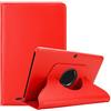 Cadorabo Custodia Tablet per Samsung Galaxy Tab 3 (10.1 Zoll) P5200 in Rosso Papavero - Copertura Protettiva in Stile Libro Senza Auto Wake Up con Funzione Stand e Cerniera Elastico