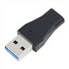 CamKpell Convertitore adattatore per scheda di tipo A porta USB 3.0 maschio USB-C 3.1 tipo C femmina a USB 3.0 per PC portatile - nero