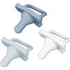 Dr. Brown's HappyPaci - Ciuccio in 100% silicone, 0-6 m, senza BPA, confezione da 3, colore: bianco, blu, azzurro