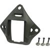 Zeizafa Casco tattico NVG Mount Shroud Con 3 fori per caschi marini Montaggio NVG Casco in lega di alluminio Supporto NVG Base Casco Nvg Casco di montaggio Nvg Staffa di montaggio Nvg