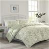 Laura Ashley Home - Set copripiumino per letto matrimoniale, reversibile, in cotone, con federa coordinata, decorazione per la casa leggera per tutte le stagioni (Natalie Sage, Twin)