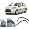 AC WOW 2x Deflettori D'Aria Compatibile con Citroen C1 Peugeot 107 Toyota AYGO 2005 - 2014 MK1 3 Porte In-Channel Antiturbo Per Auto Vetro Acrilico Anti Vento Guardia di Pioggia Sole Neve