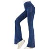 Onsoyours Jeans a Zampa d'Elefante Donna Flare Leggins a Campana Slim Fit Jeggings Yoga Pantaloni a Vita Alta Elasticizzati Sexy Casual A Azzurro XXL