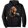 Cane Bassotto Nero Marrone Amore Craze T Cane Bassotto Nero Marrone Amore Felpa con Cappuccio