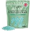 Mylee Advanced Stripless Wax Kit - Perle di Cera Dura per la Depilazione al Profumo di Eucalipto - Ceretta per Viso, Corpo, Inguine e Parti Intime - Adatta a Donne e Uomini