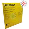 Betadine 10 garze impregnate 10cm x10 cm