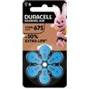 DURACELL EASY TAB 675 BLU BATTERIA PER APPARECCHIO ACUSTICO 6 PEZZI