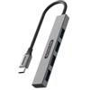 Sitecom HUB USB C to USB A Nano Grey CN 5001