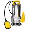 Lavor - Pompa Sommersa hp 1,5 Elettropompa acciaio inox 1100W per fogna acque sporche 8m
