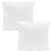 Amazinggirl Cuscino letto 60x60 cm set de 2 - guanciale imbottitura per letto matrimoniale o divano Interno cuscini rettangolare per dormire 60 x 60 Certificato Oeko Tex