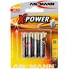 Ansmann BATTERIA alcalina Ministilo ANSMANN X-POWER LR03 4 pz