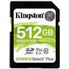 Kingston Canvas Select Plus SD - SDS2/32GB Classe 10 UHS-I 512 GB