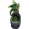 Nemesis Now - Statuetta di guardia con cristalli di smeraldo, taglia unica, colore: Verde