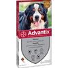 Advantix Spot-on per Cani Oltre i 40 Kg fino a 60 Kg 4 Pipette Monodose 6 ml