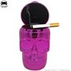 Atomic POSACENERE BICCHIERONE DA AUTO FUCSIA 3D SKULL + LUCE LED | IDEA REGALO FUMATORE