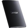 Lexar SL500 2TB SSD Esterno, SSD Portatile USB3.2 Gen2x2, PSSD fino a 2000MB/s lettura, 1800MB/s scrittura, unità a stato solido esterna compatibile con iPhone serie 15/Mac/PS5/XBOX(LSL500X002T-RNBNG)