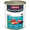ANIMONDA GranCarno Adult Dog Salmone + Spinaci 800g
