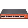 Wi-TeK WI-PS210 V4 Switch Hi-PoE 8 porte PoE + 2 Uplink RJ45, 120W - Witek