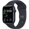 Apple Watch SE 44 mm (2022) | GPS | Mezzanotte | Cinturino Sport Mezzanotte M/L