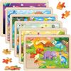 SYNARRY Puzzle in Legno Bambini 3 4 5 6 7 Anni, 6×60 Pezzi Puzzle Bambino Bambina, Giocattoli Educativi Prescolari Regali