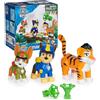 Paw Patrol: Jungle Pups Chase, Tracker & Tiger, Action Figure con lanciamissili, Giocattoli per Bambini e Bambine da 3 Anni in su