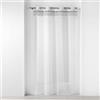 Douceur d'Intérieur, Tenda con occhielli, 140 x 240 cm, colore: Sablé e Top Jacquard, Nikita