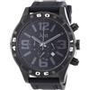 Just Watches 48-S3978-BK-BK - Orologio da polso uomo, caucciú, colore: nero