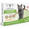 101 love for pet Spot On Antipulci Gatto Naturale 6 Fiale da 0,5ml Antiparassitario Per Gatti Contro Pulci Zecche e Zanzare, Protezione Naturale Pipette Antiparassitario Gatti Adulti Facile Applicazione Lunga Durata