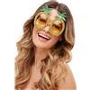 SMIFFYS Tropical Pineapple Glitter Glasses
