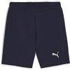 PUMA teamFINAL Casuals Shorts Jr, Pantaloncini in Maglia Adulti Unisex, Navy Silver, 116