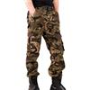 Pengniao Pantaloni Mimetici Cargo Uomo con Tasche Laterali Pantaloni Camouflage Militari Tasconi Larghi Pantaloni Militare Elasticizzati Trekking Baggy Lunghi Oversize Casual Calzoni Vintage Outdoor Giallo 36