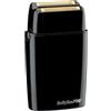 BaByliss PRO FXFS2B BLACKFX Metal Collection, rasoio senza fili in metallo a doppia lamina, nero