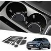 BIXUAN Smart #1 2024 compatibile con Smart 1 2023 Tappetini Antiscivolo per Console Centrale Bracciolo Tappetini in Gomma Porta Bevande Tappetino Antiscivolo, 14 pezzi