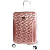 bebe Stella - Trolley da donna rigido da 53,3 cm, Oro rosa, Taglia unica, Stella Hardside - Trolley a mano con rotelle, 53,3 cm