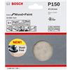 Bosch Professional 2608621139 Foglio Abrasivo M480 Best for Wood and Paint, Legno e Tinta, dimensioni grana P180, Accessorio per Levigatrice Rotoorbitale, Ø 115 mm, Set di 5 Pezzi
