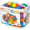 Intex Palline colorate plastica gioco Intex 49600 Fun Balls 8 cm set 100 pezzi