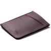 Bellroy Card Sleeve (porta carte in pelle pregiata o portafoglio minimalista, può ospitare da 2 a 8 carte o biglietti da visita, spazio per banconote piegate) - DeepPlum