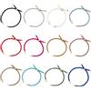 UNICRAFTALE 12 pz 12 colori Braccialetti con Cursore Nylon Cavo Ritorto Braccialetto di Collegamento A Catena con Risultati In Ottone Catene Braccialetto Regolabile per Risultati di Creazione
