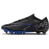 Nike Zoom Vapor 15 Elite AG-PRO, Soccer Shoe Uomo, Black/Chrome-Hyper Royal, 40 EU