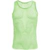 IBAKOM Uomo Canottiere Top a rete Maglia Corpo Maglia muscolosa Trasparente Palestra Costumi del corpo Estate T-shirt senza Maniche, verde, XXL