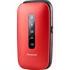 Panasonic KX-TU550 7,11 cm (2.8) Rosso Telefono di livello base