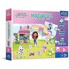 Trefl Primo - Magnetic Puzzle Set: Gabby's Dollhouse, Ti presentiamo il Mondo di Gabby - Puzzle Magnetico con Magneti Colorati, Carte con Ispirazioni per Creare Scene