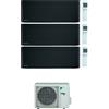 Daikin CONDIZIONATORE DAIKIN STYLISH TOTAL BLACK WI-FI TRIAL SPLIT 7000+7000+7000 BTU INVERTER GAS R-32 3MXM40N A+++