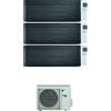 Daikin CONDIZIONATORE DAIKIN STYLISH REAL BLACKWOOD WI-FI TRIAL SPLIT 7000+7000+7000 BTU INVERTER R32 3MXM40N A+++