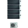 Daikin CONDIZIONATORE DAIKIN STYLISH REAL BLACKWOOD WI-FI QUADRI SPLIT 9000+9000+12000+12000 BTU INVERTER R32 4MXM80N A+++
