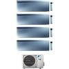 Daikin CONDIZIONATORE DAIKIN EMURA 3 QUADRI SPLIT 7000+9000+9000+12000 BTU SILVER WIFI INVERTER 4MXM80A9 A+++