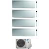 Daikin CONDIZIONATORE DAIKIN EMURA 3 QUADRI SPLIT 7000+9000+9000+12000 BTU BIANCO WIFI INVERTER 4MXM80N A+++