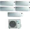 Daikin CONDIZIONATORE DAIKIN EMURA 3 PENTA SPLIT 7000+9000+9000+9000+9000 BTU BIANCO WIFI INVERTER 5MXM90A A+++