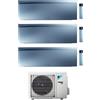 Daikin CONDIZIONATORE DAIKIN EMURA 3 TRIAL SPLIT 9000+9000+9000 BTU SILVER WIFI INVERTER 3MXM52A9 A+++
